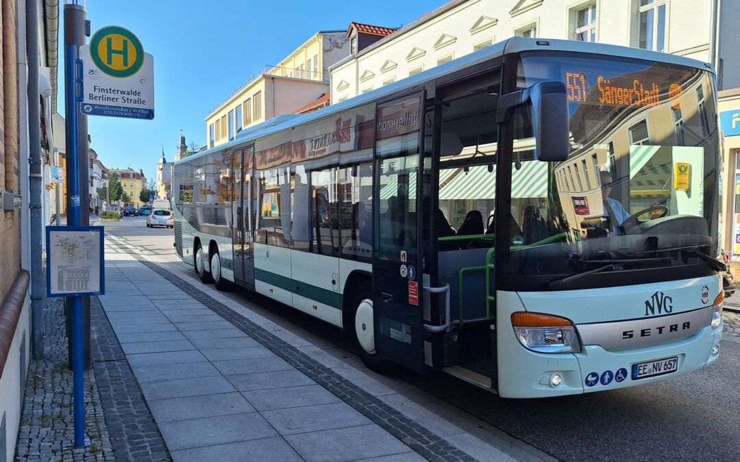 Änderungen im ÖPNV zum Finsterwalder Sängerfest